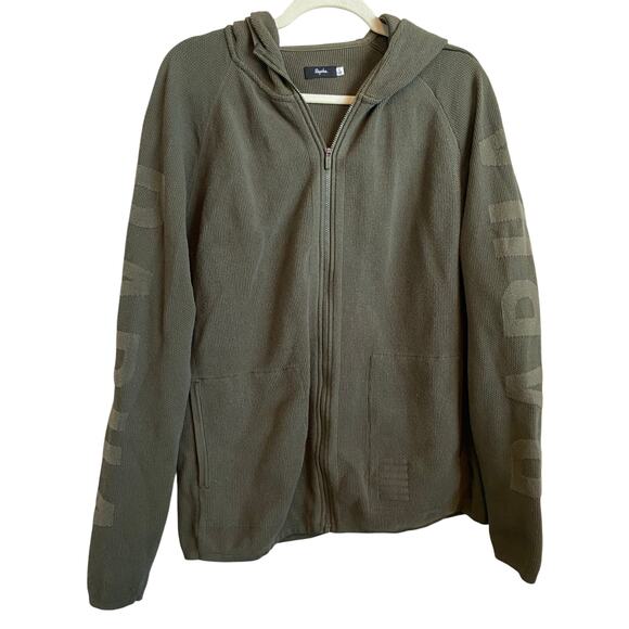 Rapha Green Zip Hoodie Size Large - Picture 1 of 4